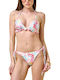 Bikini Slip with Laces Red-White-Blue