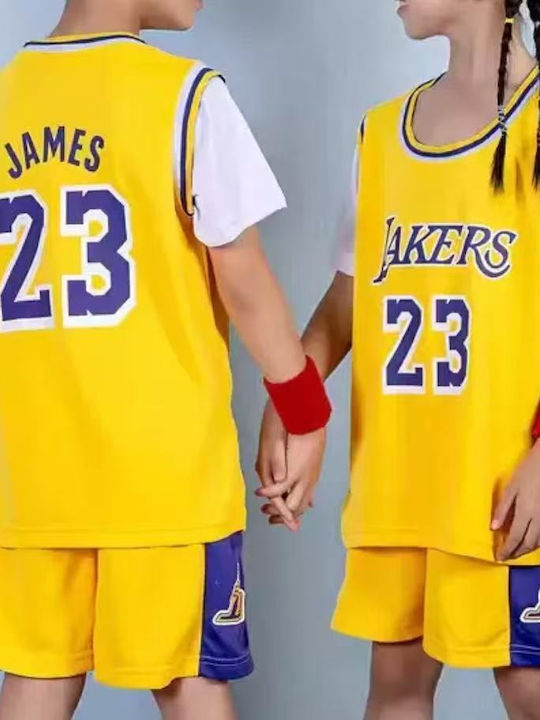 King Παιδικό Σετ Μπάσκετ James Los Angeles Lakers