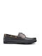 Leather Men's Boat Shoes in Brown Color