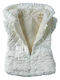 Kids Casual Sleeveless Jacket Ecru
