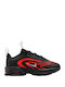 Air Max Kids Sports Shoes Running with Laces Black