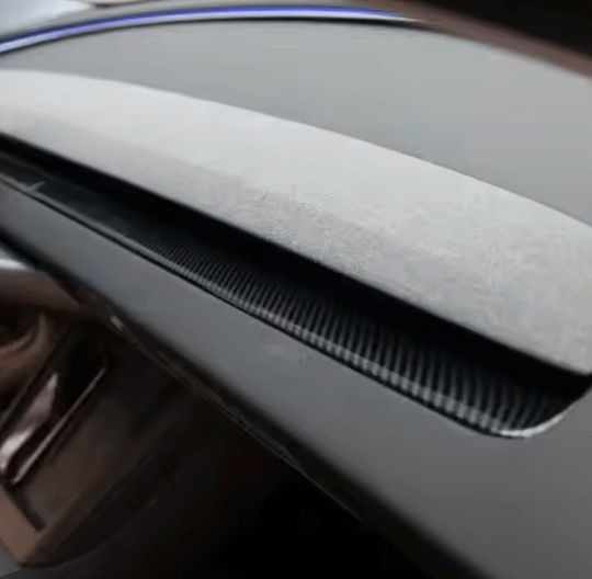 Decorative Dashboard Panel For Model 3 Highland Carbon