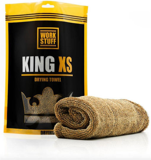 Work Stuff Microfiber Drying Cloth for Car Body 1100gsm Yellow 55x50cm