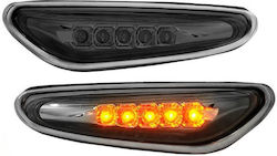 Side Flash Fender Bmw 3 E46 Sedan 01-05 Touring 01-05 5 E60e61 03-10 X3 E83 03-10 5 Led Smoke 2 Pieces
