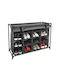 Stoff Schuhorganisator 85x35x65cm