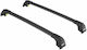 Turtle Roof Bars Air2 Black Compatible Fiat Doblo K9 Closed Rails