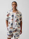 Κοντομάνικο Πουκάμισο Palm Tree Print