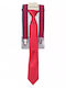 Kids Set Suspenders Tie Boys Line Red