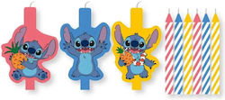 Κεράκια Γενεθλίων Stitch 3+6 Τεμ