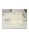 Viopros Set Double Bed Sheets 240x260cm Ecru 4 Pieces