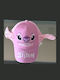 Disney Kids' Jockey Fabric Hat Angel Pink