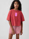 Παιδικό T-shirt Modern Red