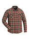 Long Sleeve Flannel Shirt D Cooper Suede Brown
