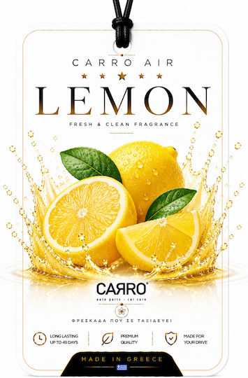 Carro 192565 Car Air Freshener Pendant Carro Air Lemon Scent