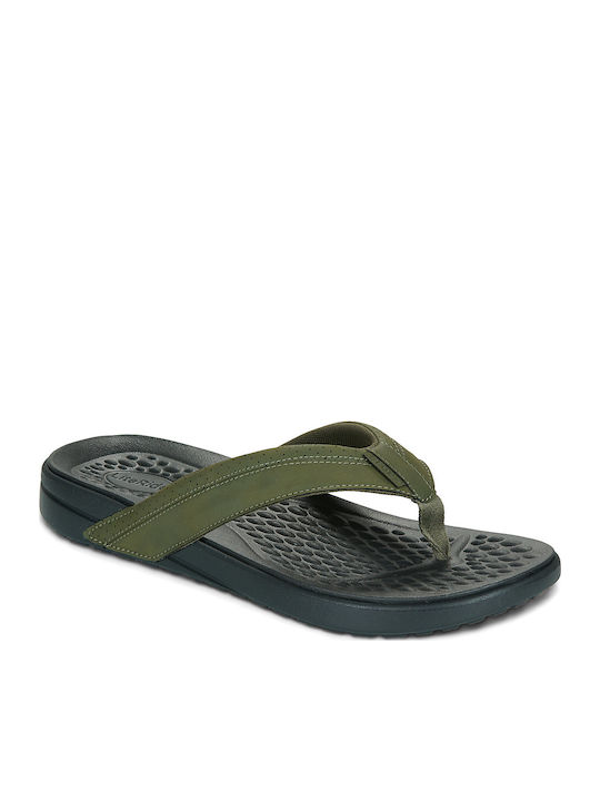 Crocs Ανδρικές Σαγιονάρες Χακί