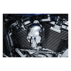 Kuryakyn Κάλυμμα Κόρνας Μοτοσυκλέτας Harley Davidson '17 '25 Big Twin Χρώμιο Skull Horn Cover Chrome Kuryakyn Κάλυμμα Κόρνας Μοτοσυκλέτας Harley Davidson '17 '25 Big Twin Χρώμιο Skull Horn Cover Chrome