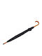Sidirela Umbrella with Walking Stick Black