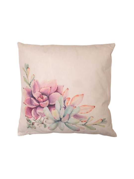 Viopros Printed Sofa Cushion 45x45cm