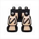 Set Custom Universal Nero Beige Seat Covers Nissan