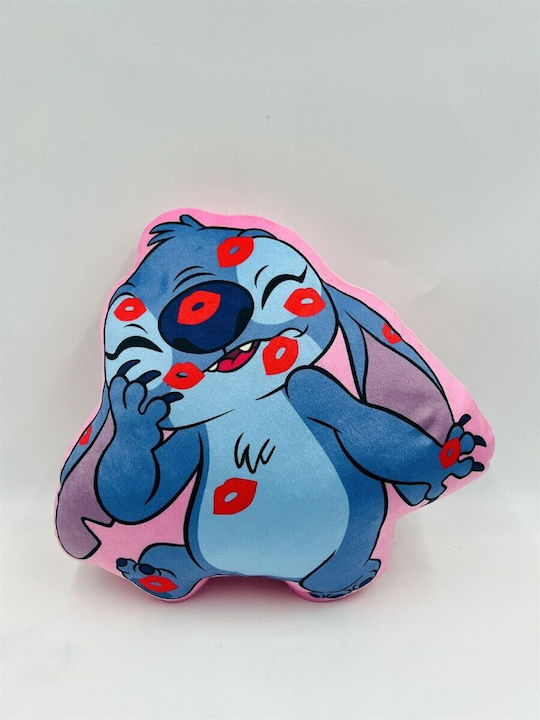 Disney Kids Decorative Pillow Stitch Pink