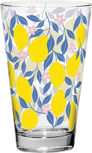 Marva Water Glass Set Made of Glass Yellow 310ml M107130 6 pieces