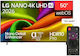 LG Smart Τηλεόραση 50" 4K UHD LED AI NU85 HDR (2026) 50NU850B6LA