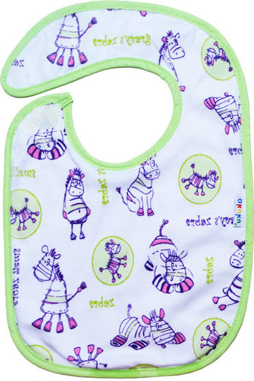 Akuku Waterproof Fabric Baby Bib with Hoop & Loop Fastener