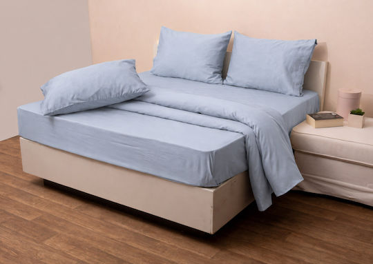 Anna Riska Super-Double Bed Sheet 240x275cm Gray