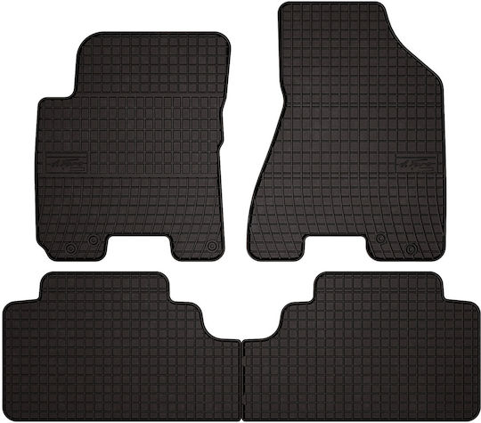 Rubber Car Mats Kia Sportage Ii Suv 2004-2010 Black Fitted