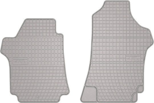 Rubber Car Mats Hyundai H-1 Ii Van 2007-2021 Fitted Gray