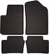 Gummi Auto Fußmatten Kia Picanto II Je Hatchback 2011-2017 Schwarz Passgenau