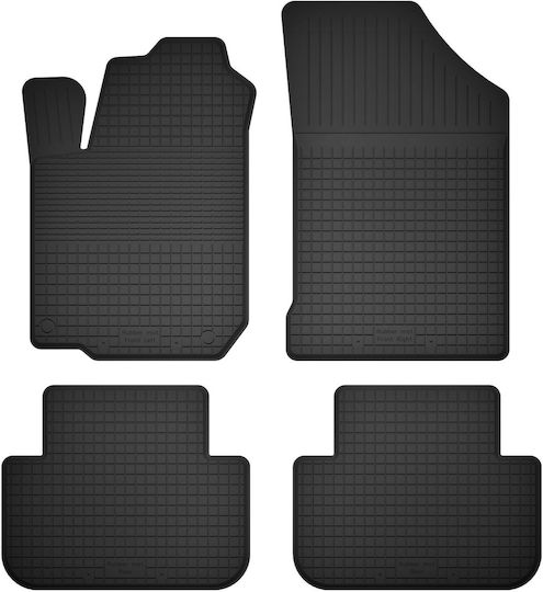 Car Rubber Mats Set 4 Pcs Universal Toyota Prius Iii Plus Hatchback 2011-2015