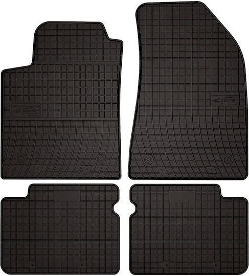 Rubber Car Mats Lancia Delta Iii Hatchback 2008-2014 Black Fitted
