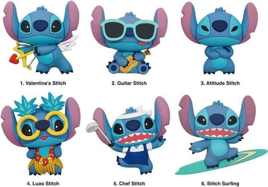 Lilo & Stitch 3D Three-Dimensional Decorative Magnets Series 2 Display Set 12 Pieces