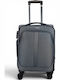 Diplomat Small The Lisbon Collection Cabin Fabric Gray Suitcase with 4 Wheels Height 55cm