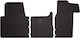 Rubber Car Mats Renault Master Iii Van Pre-facelift 2010-2019 Black Fitted