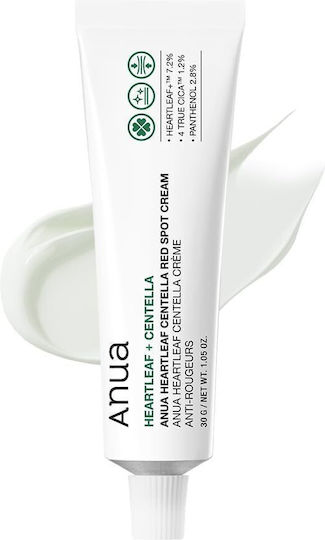 Anua Heartleaf + Centella Feuchtigkeitsspendende Gesichtscreme Tag gegen Röte mit Centella Asiatica 30ml
