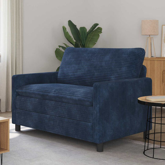 Scaun De Relaxare Închis Albastru 126x81x87.5cm