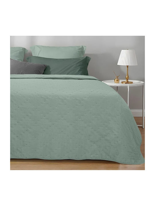 Blanc de Blanc Single Coverlet Mint 160x220cm