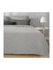 Blanc de Blanc Κουβερλί Υπέρδιπλο Grey 220x240cm