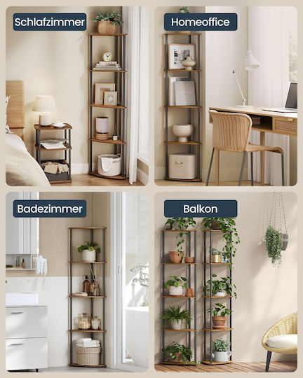 Corner Wall Shelf 38.3x27x139 cm Corner Wall Shelf 38.3x27x139 cm