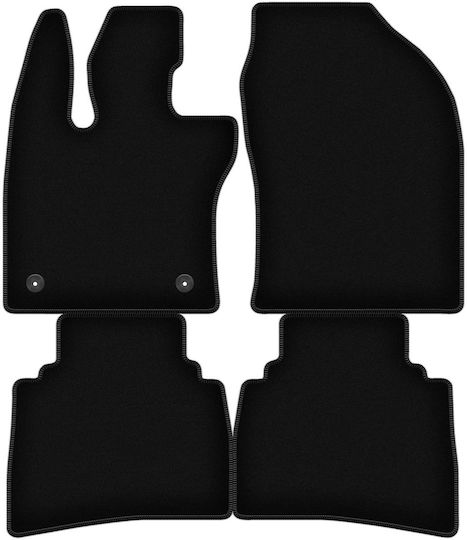 Covorașe Auto Velur Negru Basic Toyota Prius V Liftback 2023