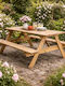 Holztisch Für Außenbereich 200x151x75cm