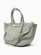 Leder Damenhandtasche Schulter Handtasche Crossbody Beiges