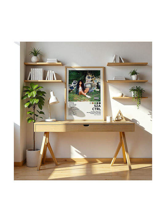 Music Poster Sza Ctrl Ms080 40cm X 50cm Black W...