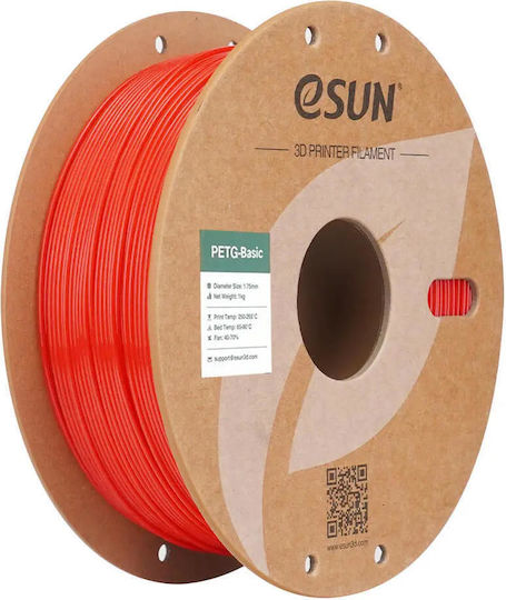 Esun PETG 3D Printer Filament Κόκκινο 1kg
