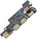 Power Button Board Usb & Micro Sd Card Reader & Power Button & Rj45 & Audio Jack I O Board Laptop Dell Latitude 15 3520 P108f 3520-hw2dk 3520-8hv3d Mccdh 0mccdh 450.0ng06.0021 203513-1 Code 1-brd371