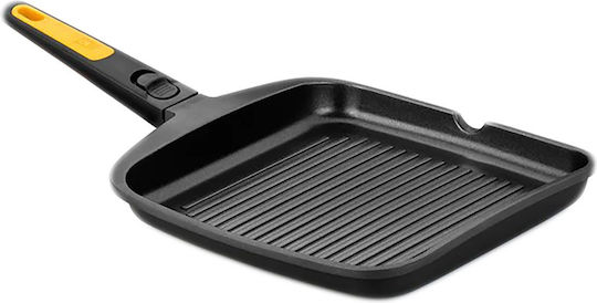 Bra Fast Click Grătar Din Aluminiu Cu Acoperire Antiaderentă 28cm