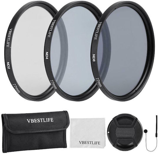 Diat Set of 77mm Diameter Filters for Photographic Lenses