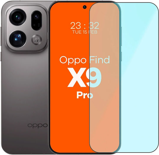 Bizon Smart Glass Tempered Glass Screen Protector Compatible Oppo Find X9 Pro Transparent
